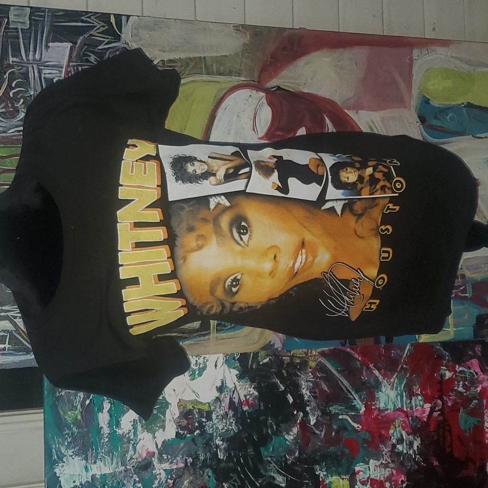 Whitney Houston womens retro graphic tee